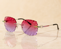 Lunettes de soleil pilote luxe UV400 — Monture acétate & titane 6 coloris dorés