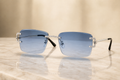 Lunettes de soleil Moissanite Iced Out — Style Hip-Hop Luxe Bling