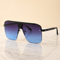 Lunettes de soleil oversize rétro — Grande monture fashion UV400